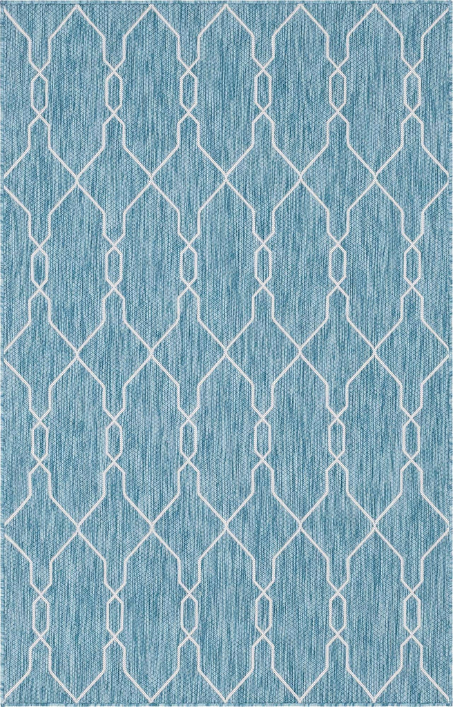 Outdoor Links Trellis Rug - The Nifty Decor