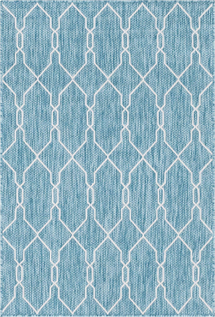Outdoor Links Trellis Rug - The Nifty Decor
