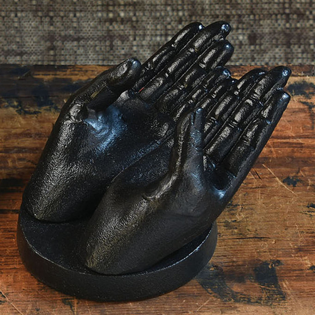 Two Hand Card Holder - Antique Black - The Nifty Decor