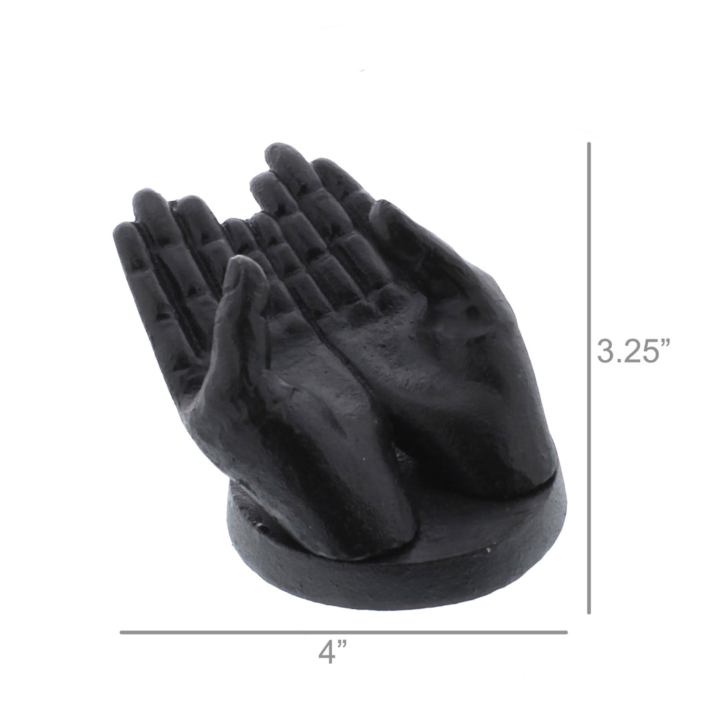 Two Hand Card Holder - Antique Black - The Nifty Decor
