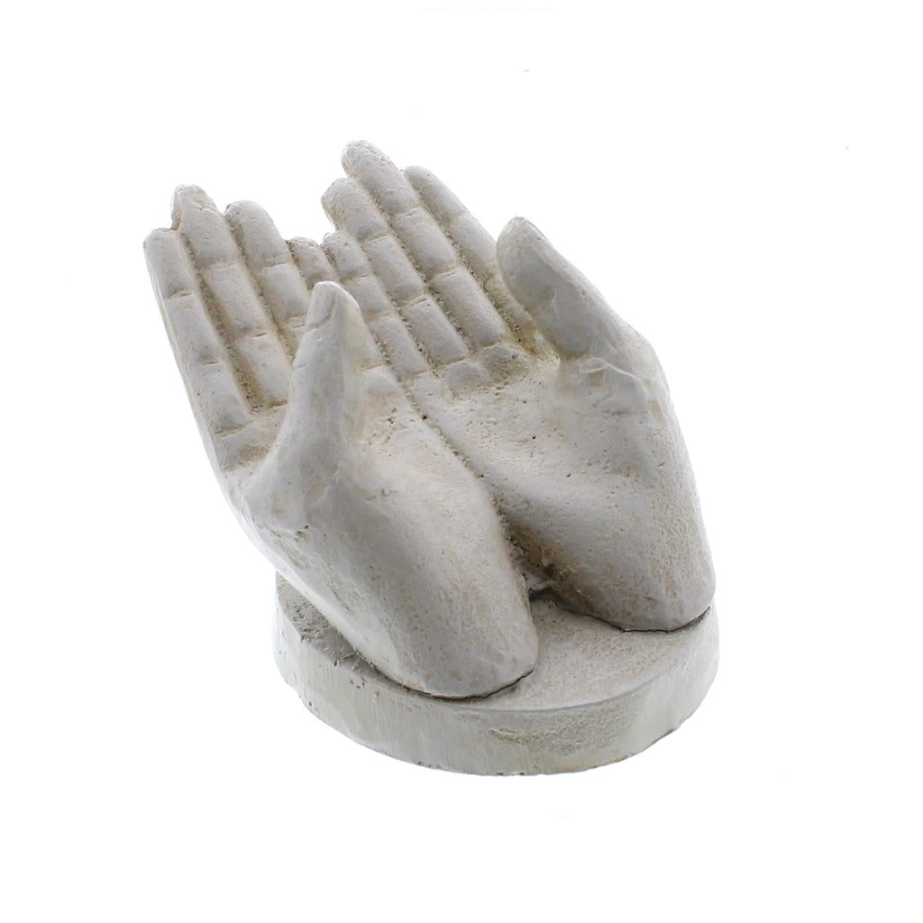 Two Hand Card Holder - Antique White - The Nifty Decor