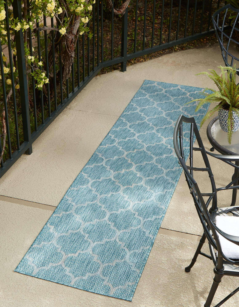 Outdoor Trellis Rug - The Nifty Decor