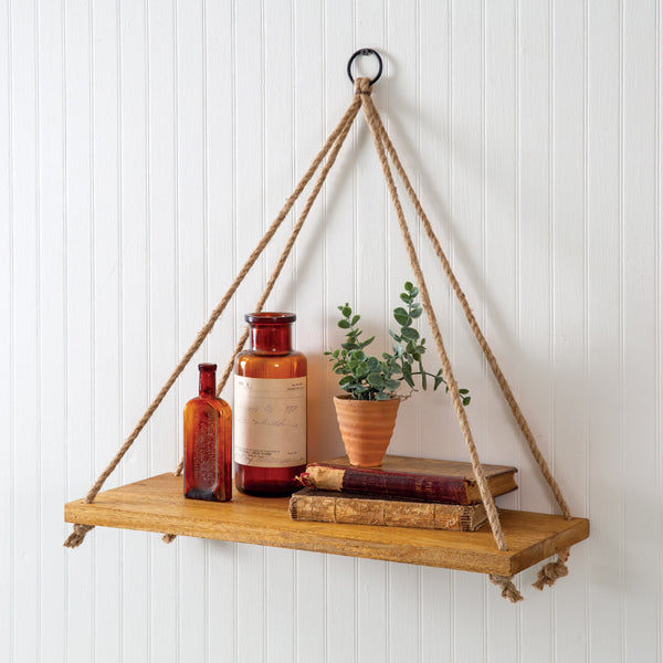 Boho Hanging Wall Shelf - The Nifty Decor