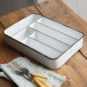 Farmhouse Cutlery Tray - The Nifty Decor