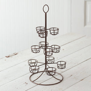 Vintage-Inspired Nickel Egg Tree - The Nifty Decor