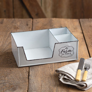 Farm to Table Napkin Caddy - The Nifty Decor