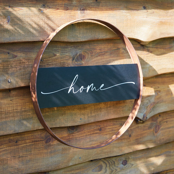 Home Rustic Metal Sign - Bombay Mercantile