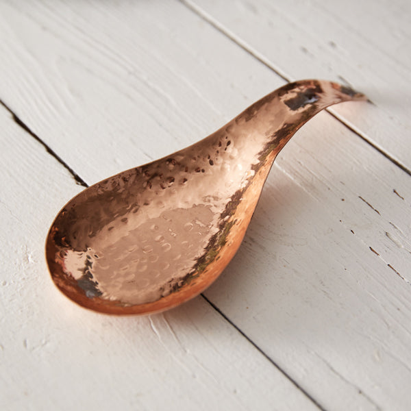 Stamped Copper Spoon Rest - Bombay Mercantile
