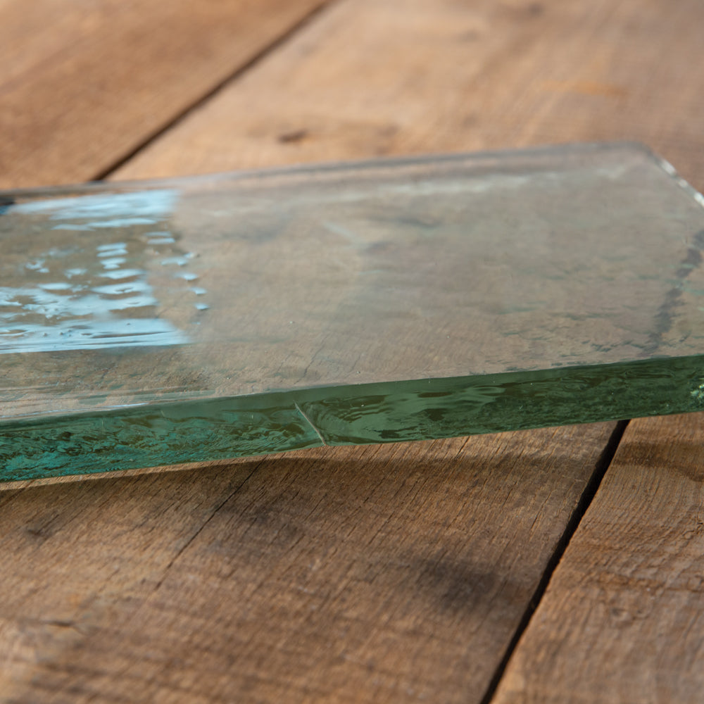 Blocked Glass Cheese Board - Bombay Mercantile