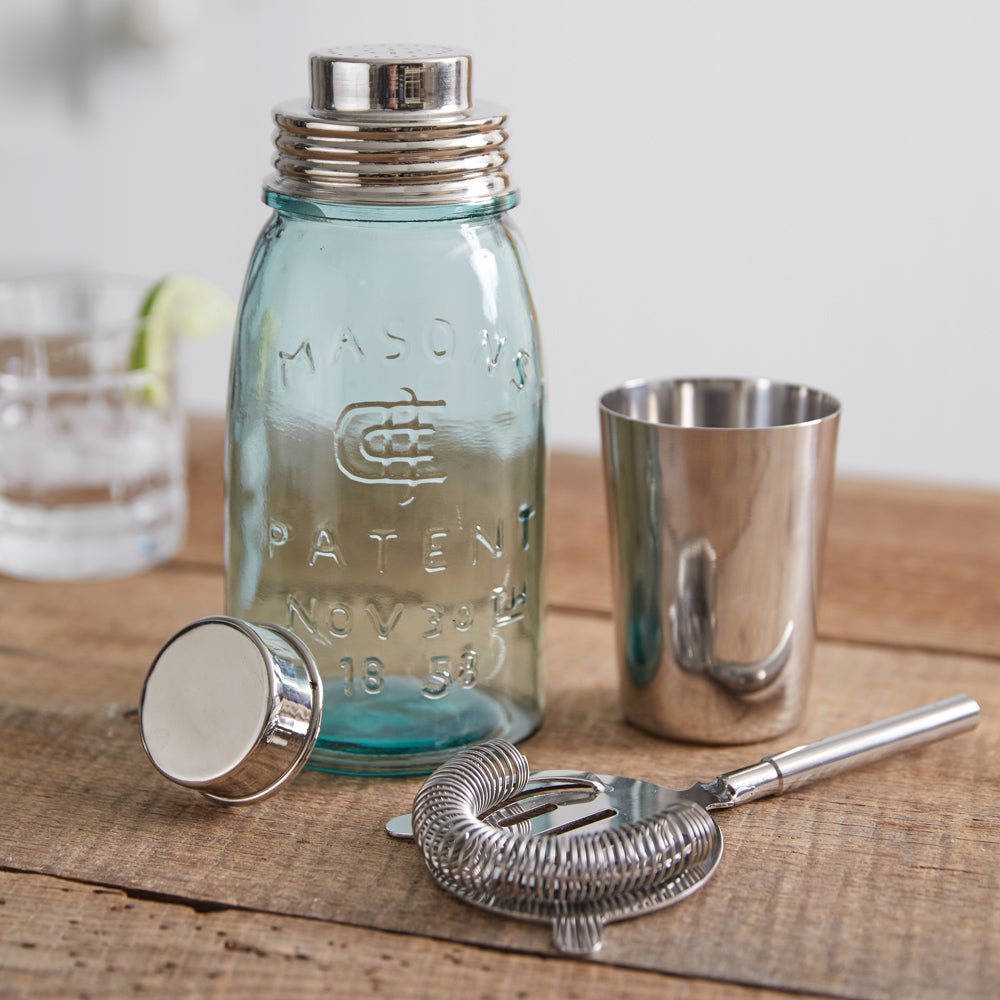 Mason Jar Bar Set - Bombay Mercantile