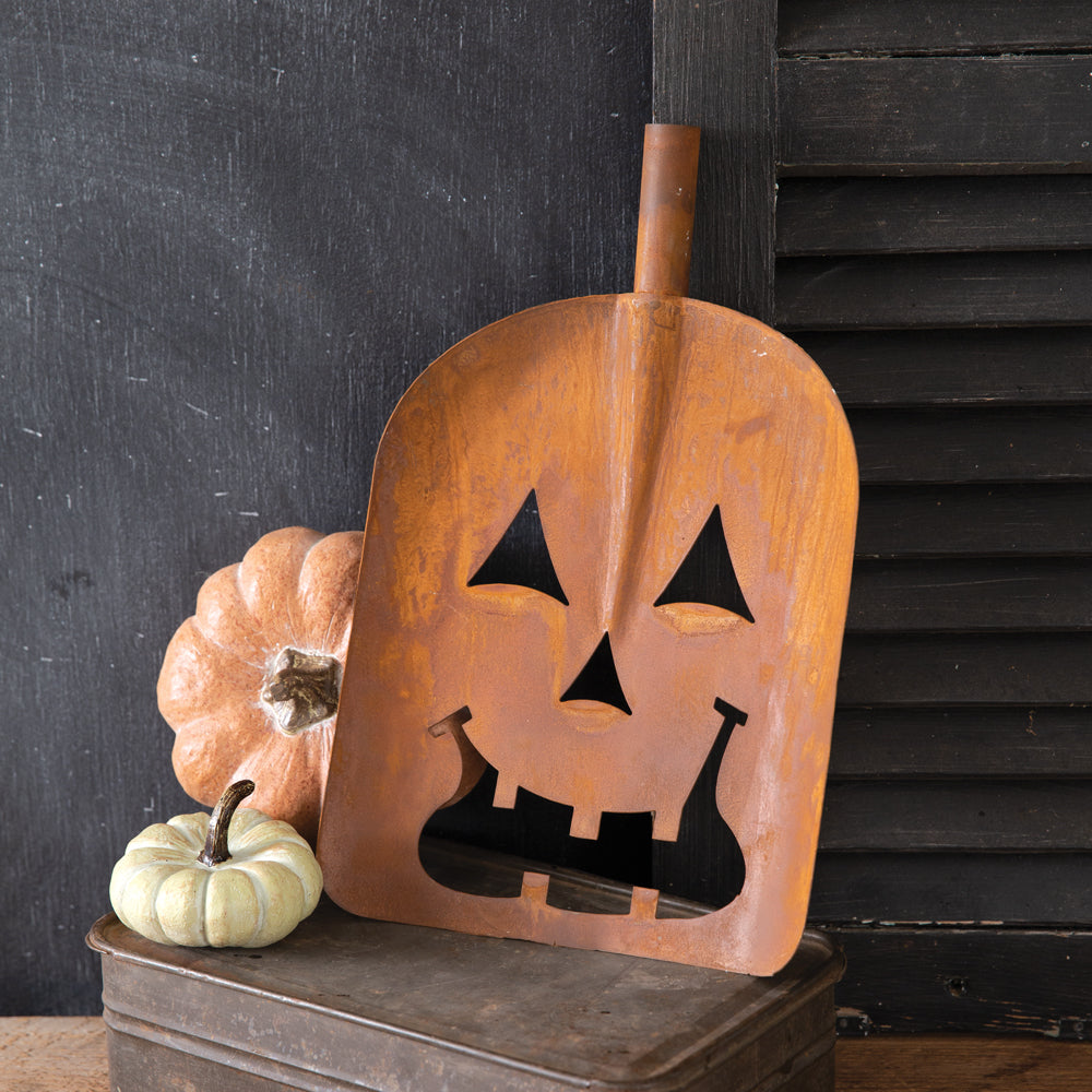 Rusty Shovel Jack-O-Lantern - Bombay Mercantile
