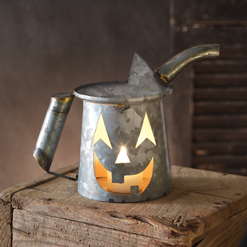 Mini Oil Can Jack-O-Lantern - Bombay Mercantile