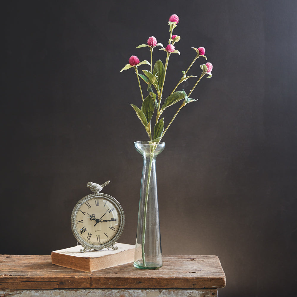 Recycled Glass Trumpet Vase - Box of 2 - Bombay Mercantile