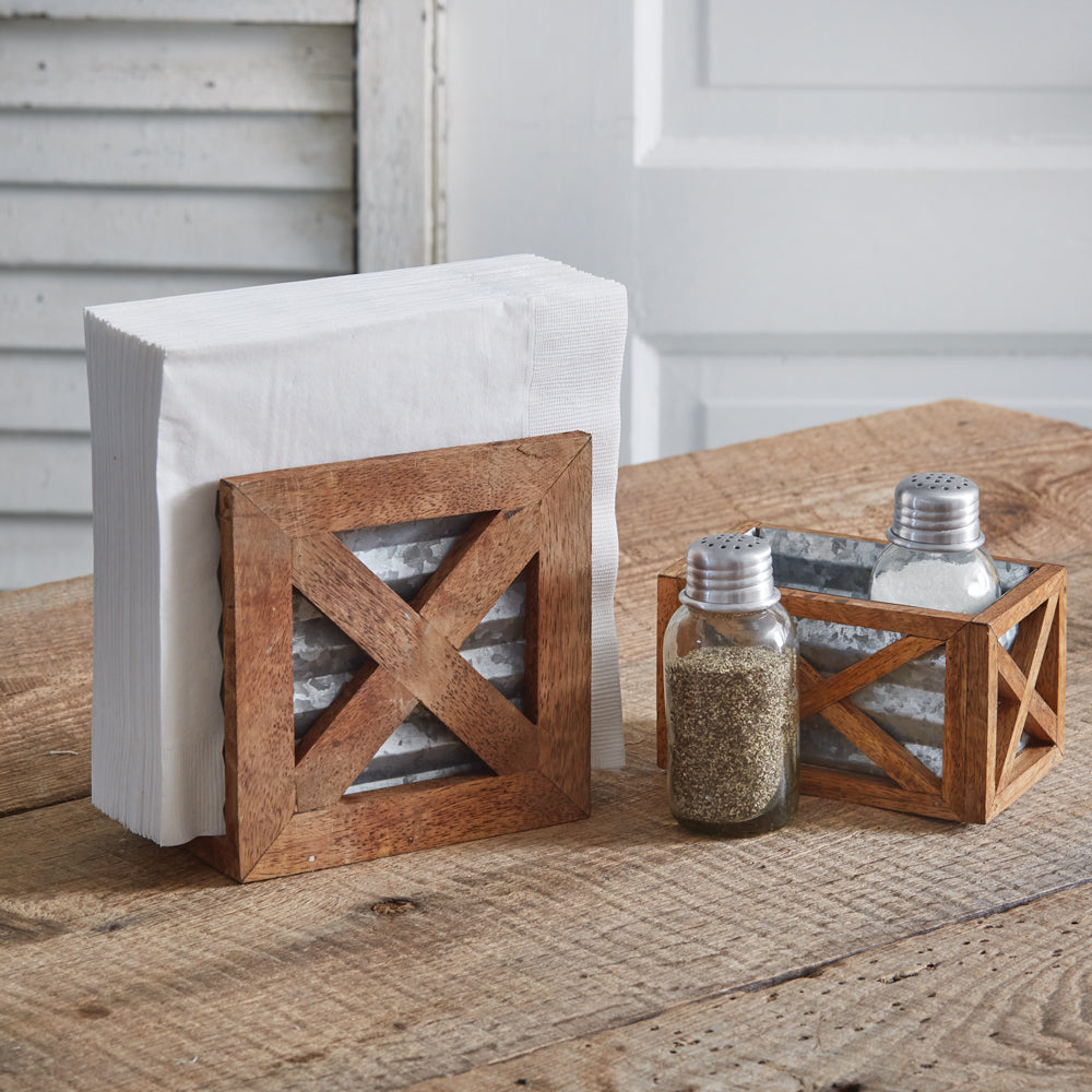 Barn Door Napkin Holder - Bombay Mercantile