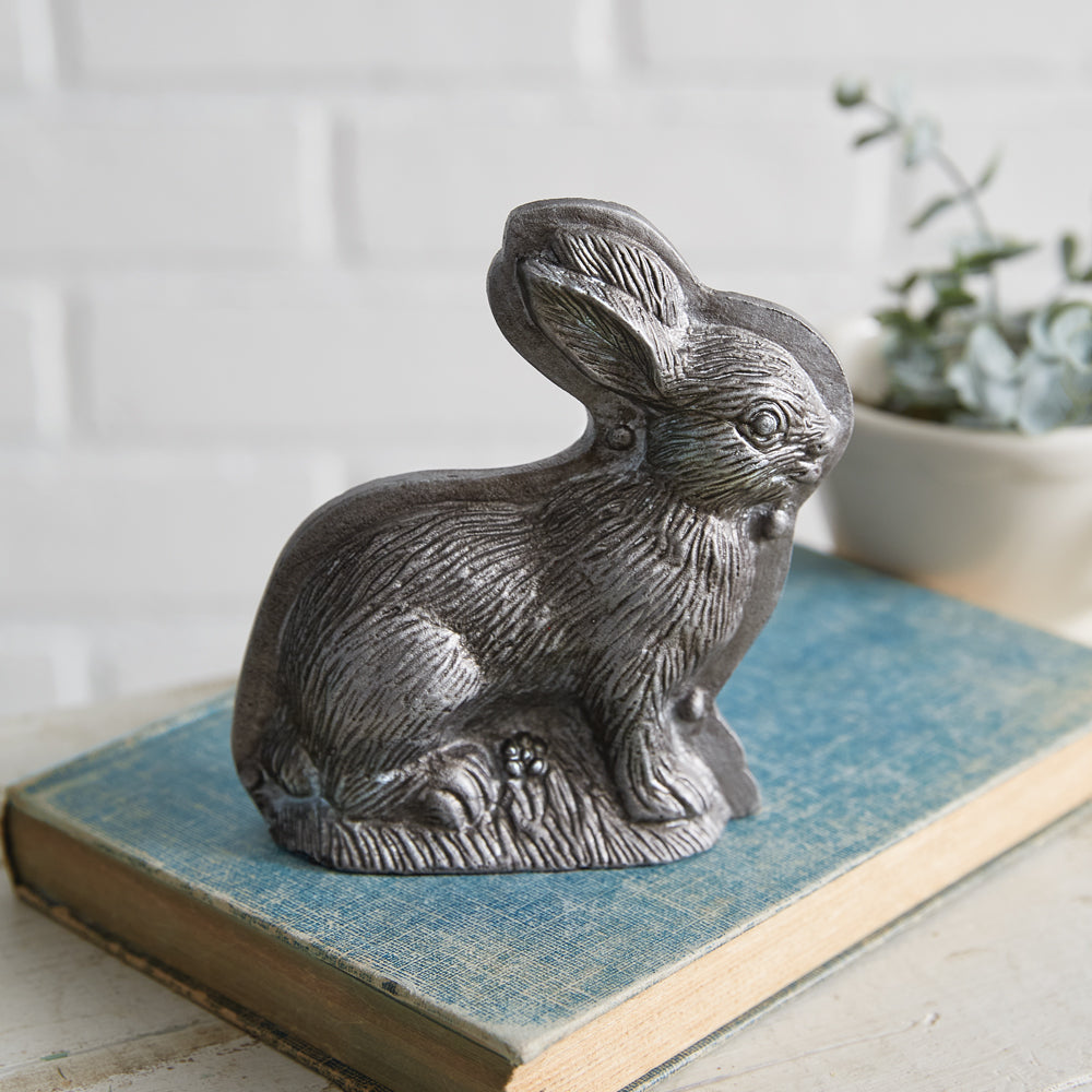 Vintage-Inspired Chocolate Mold Bunny - Bombay Mercantile