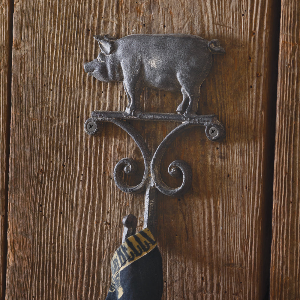 Set of 2 Pig Wall Hook - Bombay Mercantile