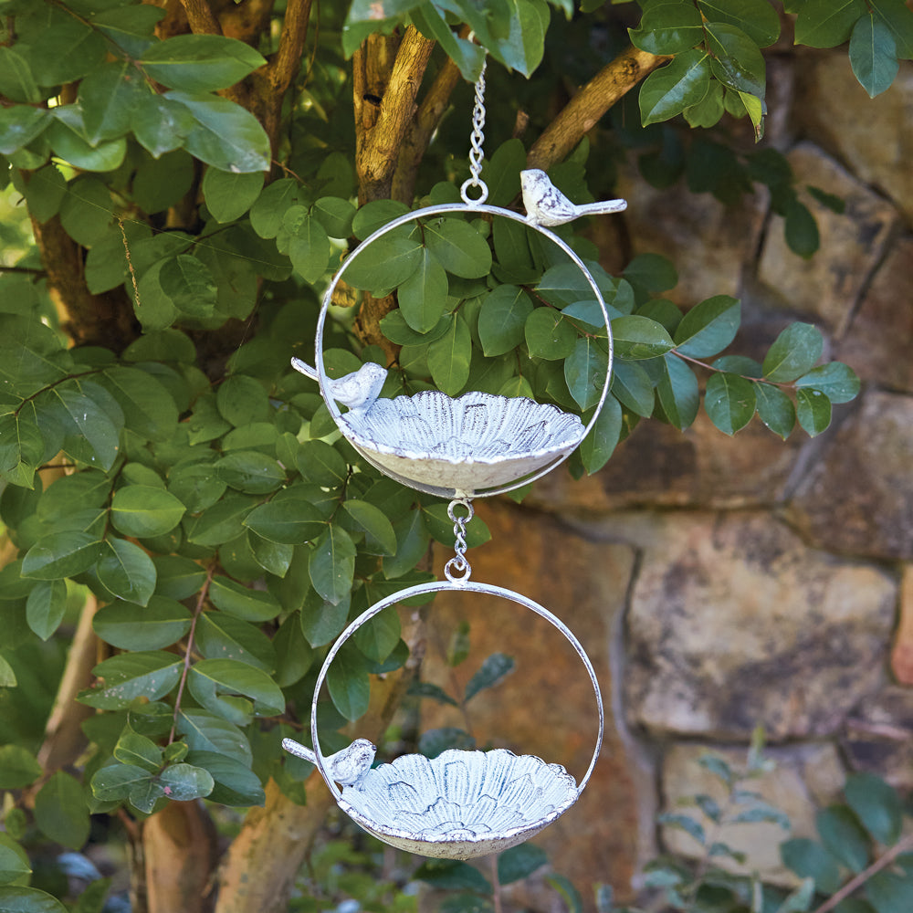 Hanging Double Bird Feeder - Bombay Mercantile