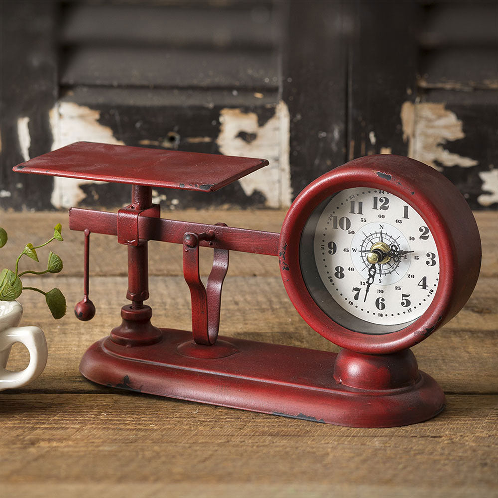 Balance Scale Clock - The Nifty Decor