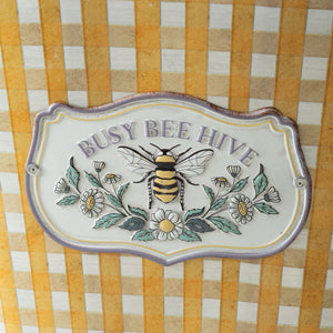Busy Bee Hive Galvanized Bucket - The Nifty Decor