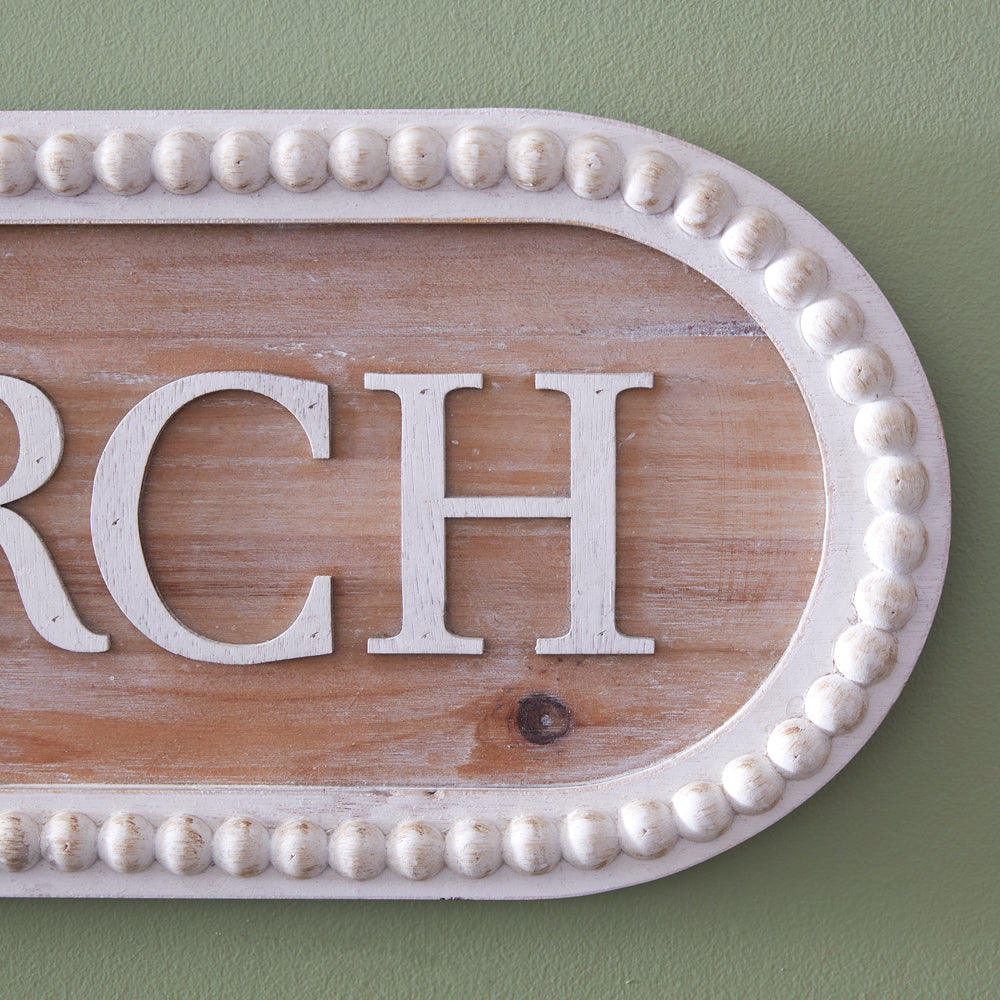 Gather on the Porch Wood Sign - Bombay Mercantile