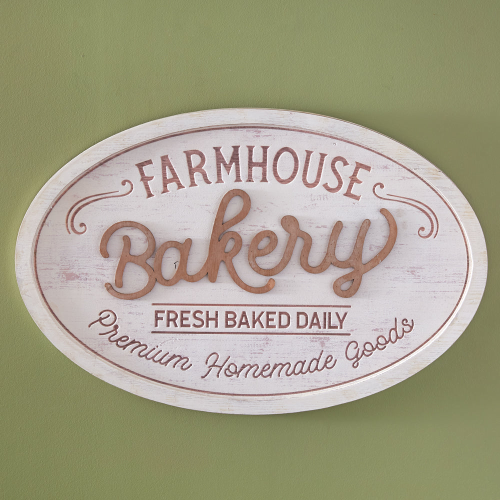 Farmhouse Bakery Wall Sign - Bombay Mercantile