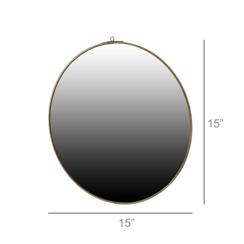 Monroe Round Mirror - Lrg - The Nifty Decor