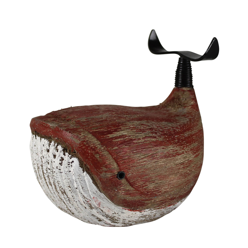 Wood Whale, Red - Red - The Nifty Decor