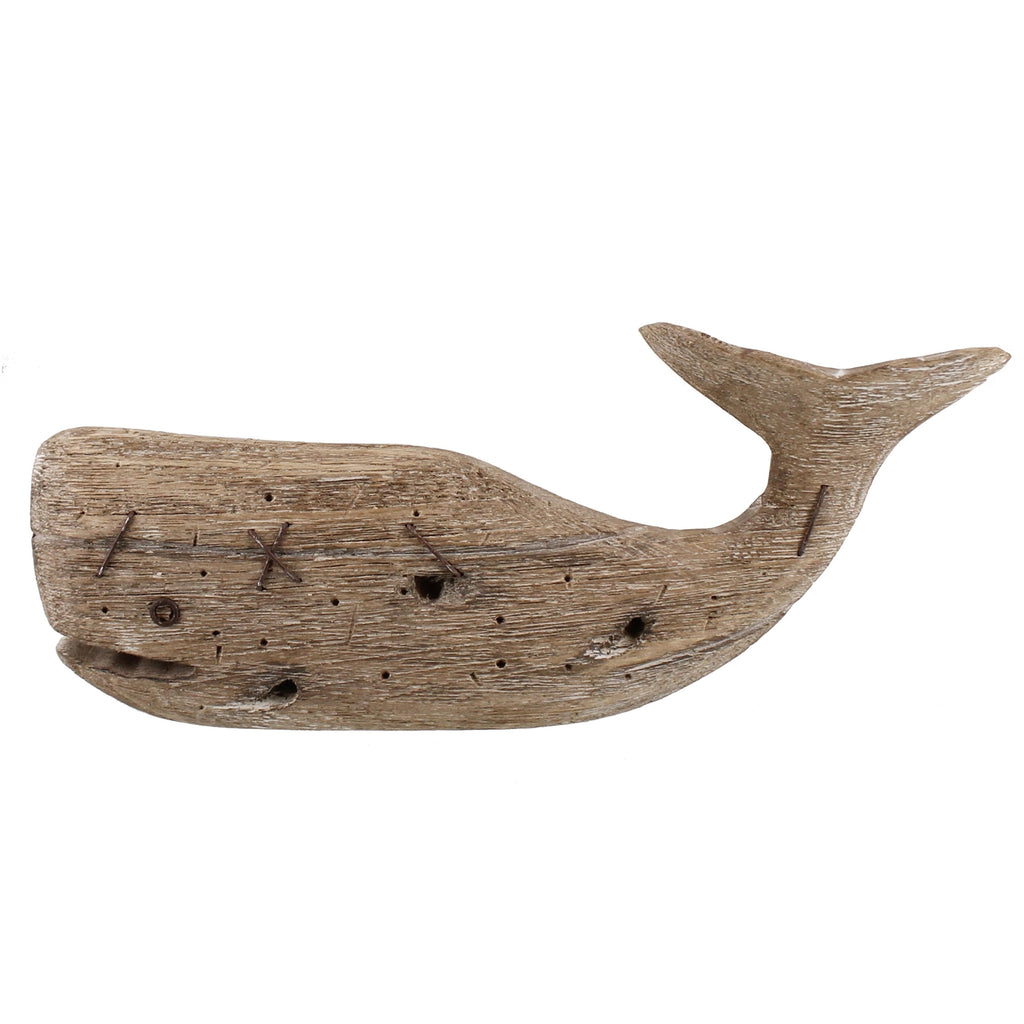 Kelso Wood Sperm Whale - Sm - Natural Wood - The Nifty Decor