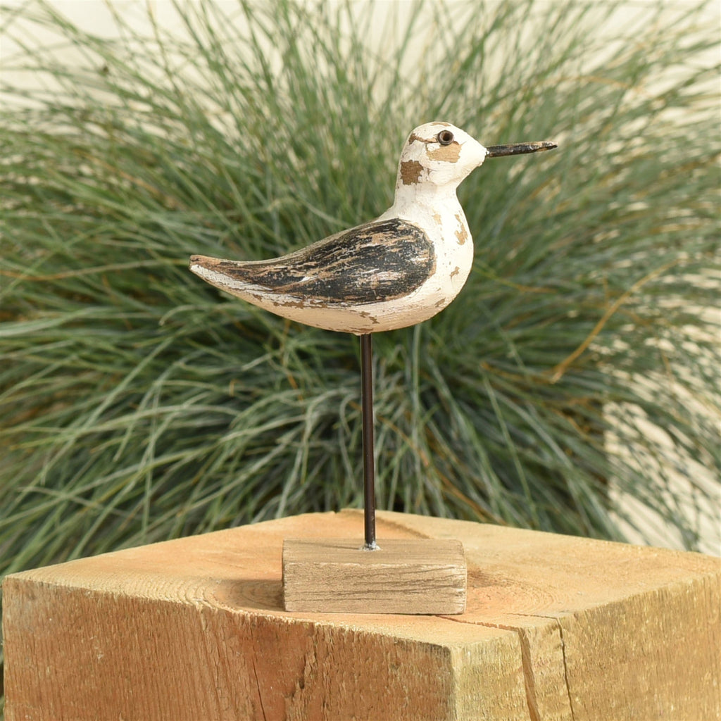 Kelso Wood Seagull - White & Black - The Nifty Decor