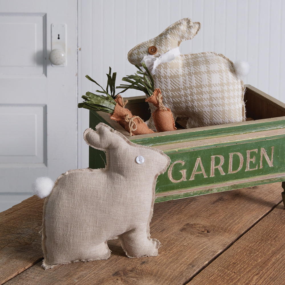 Cotton Filled Bunny - Plaid - Bombay Mercantile