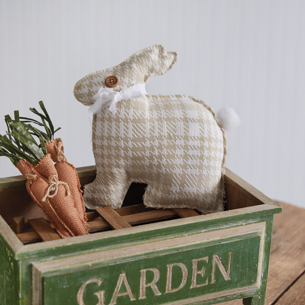 Cotton Filled Bunny - Plaid - Bombay Mercantile