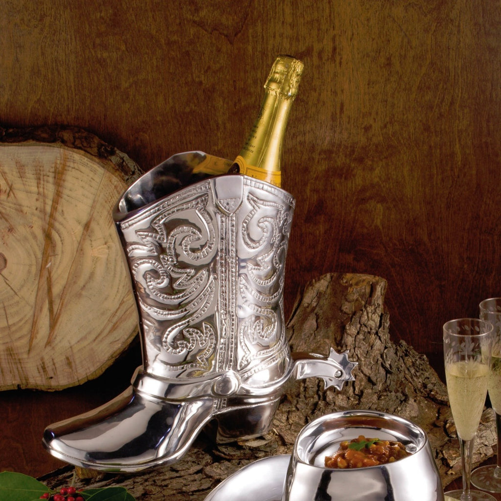 Cowboy Boot Wine Bucket - The Nifty Decor
