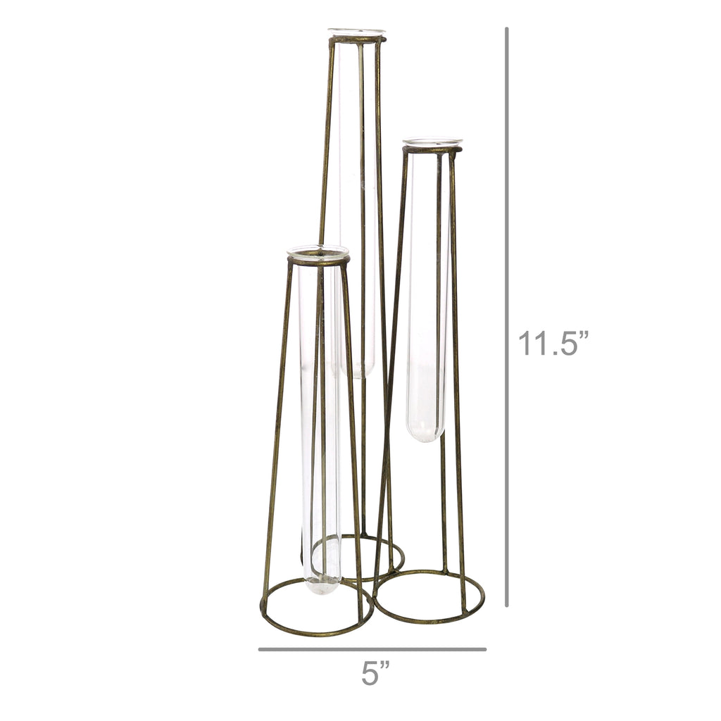Archer Cluster Vase -3 Tubes - The Nifty Decor