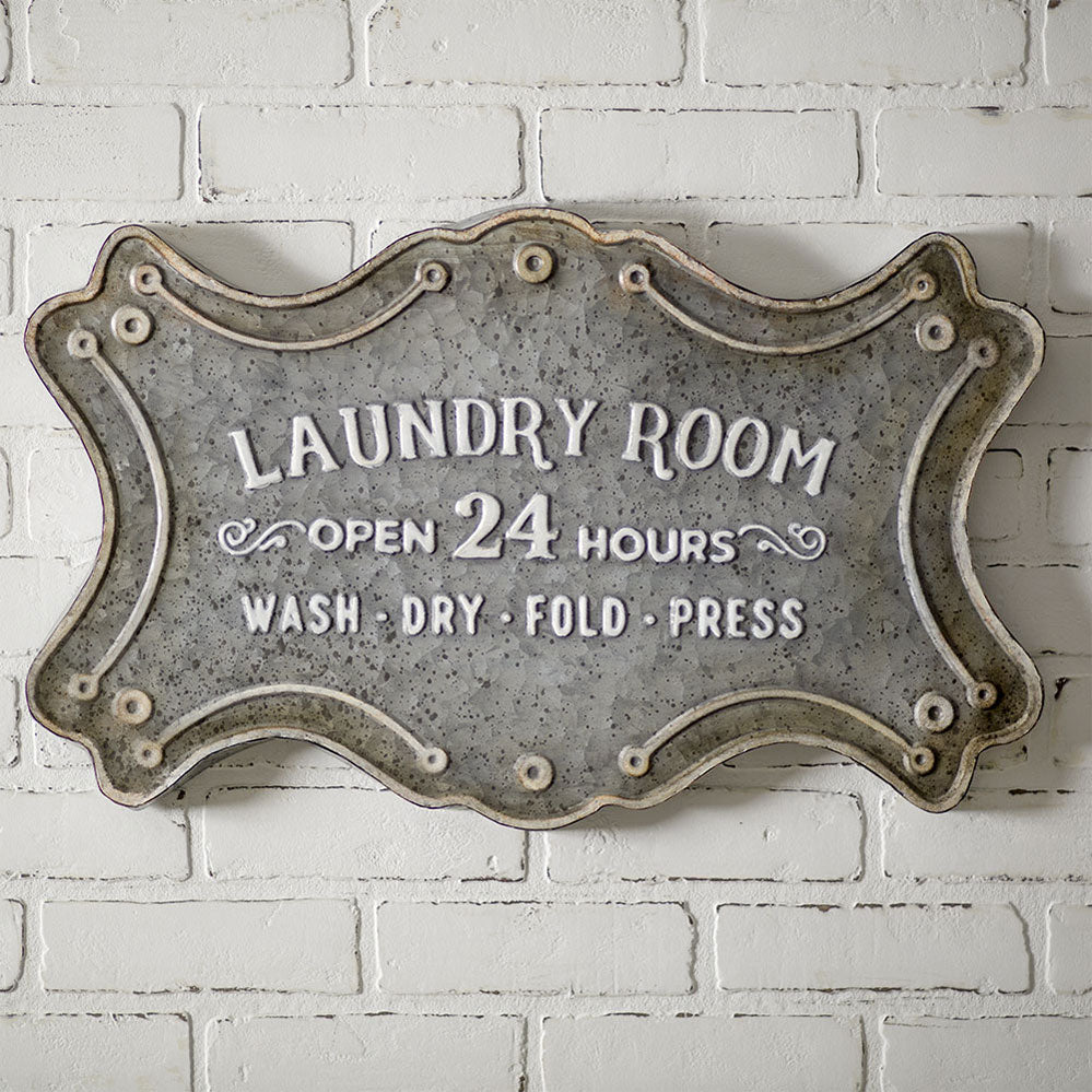 Laundry Room Metal Sign - The Nifty Decor