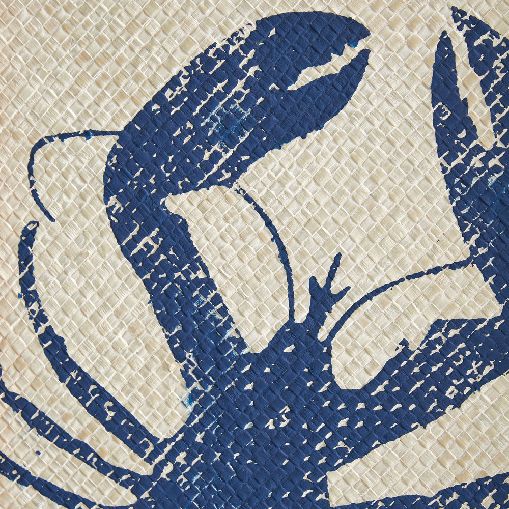 Blue Lobster Coastal Wall Sign - Bombay Mercantile