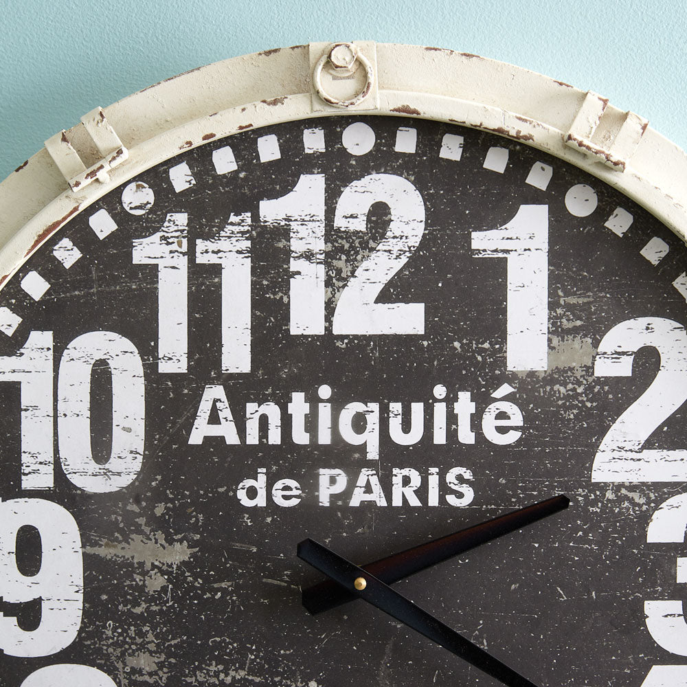 Antiquite De Paris Wall Clock - Bombay Mercantile