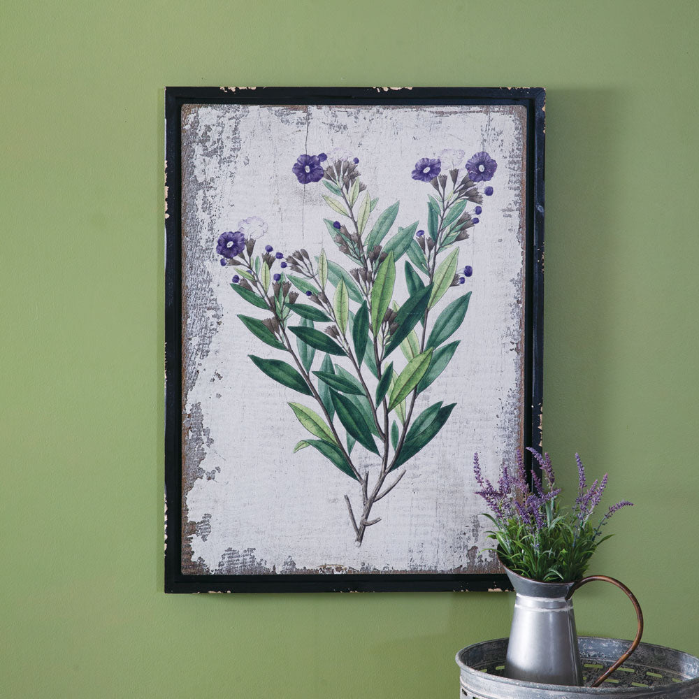 Botanical Wild Indigo Wall Decor - Bombay Mercantile