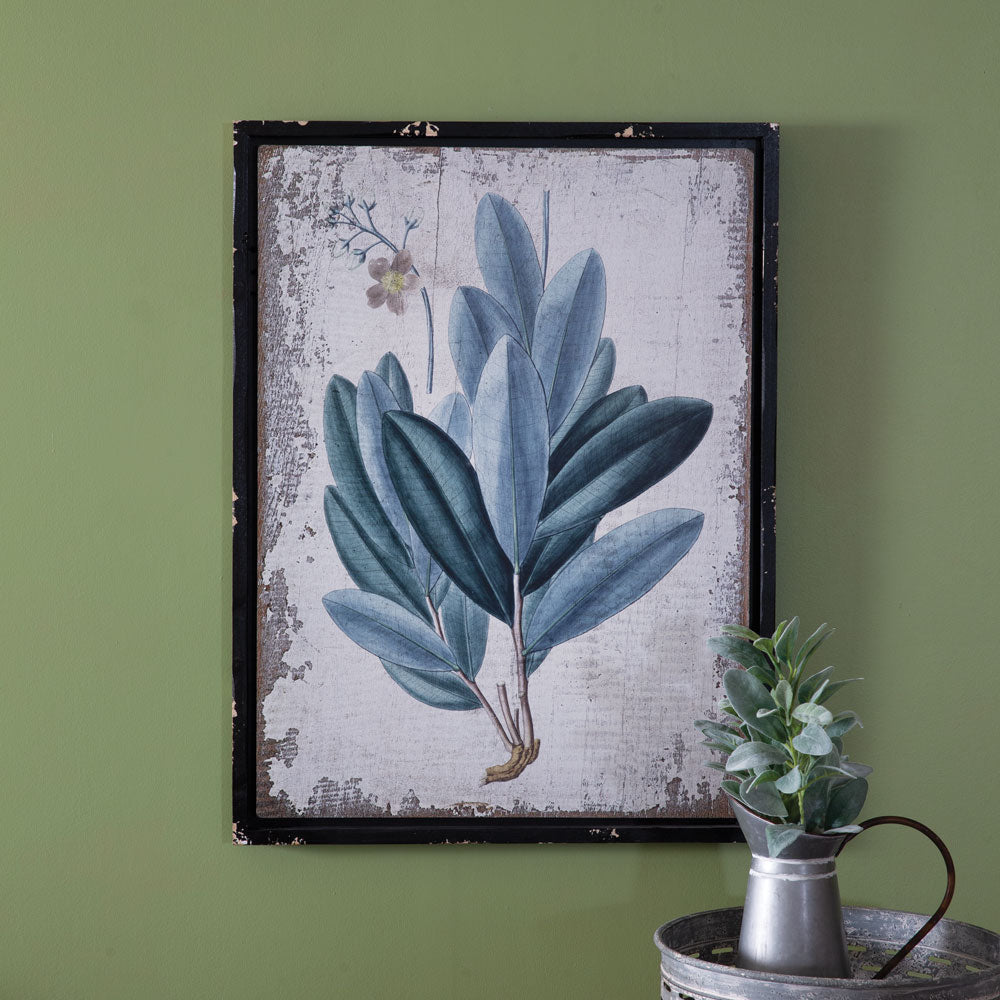 Botanical Rubber Plant Wall Decor - Bombay Mercantile
