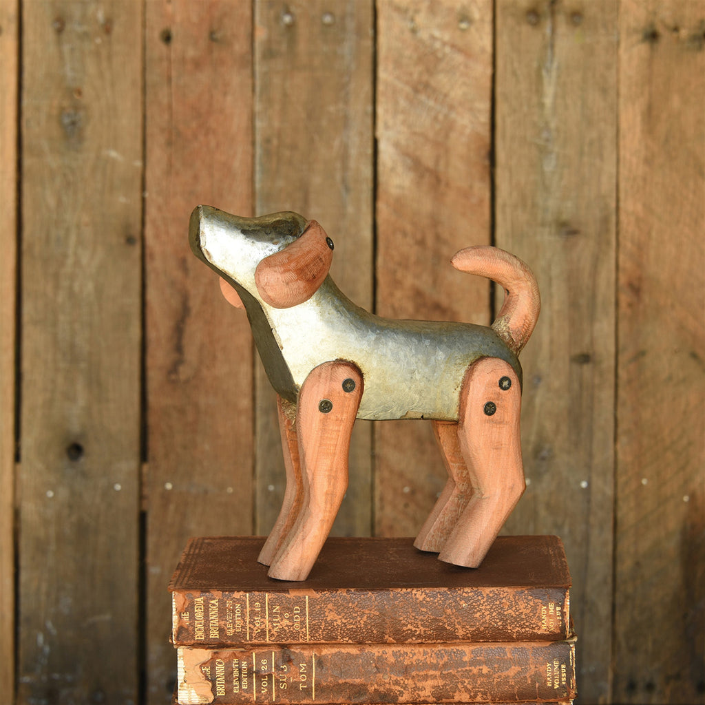 Dog Assemblage, Wood & Metal - The Nifty Decor