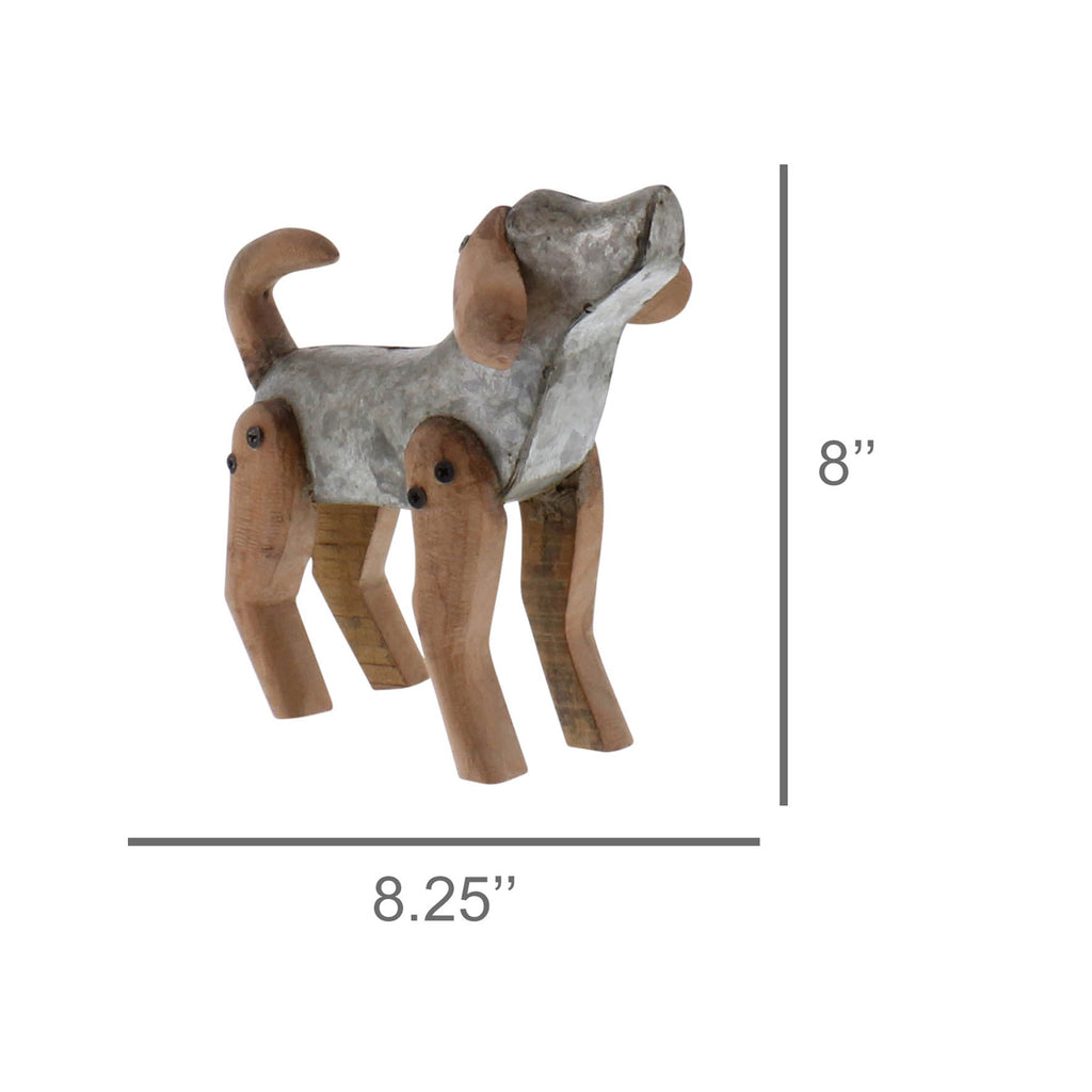 Dog Assemblage, Wood & Metal - The Nifty Decor