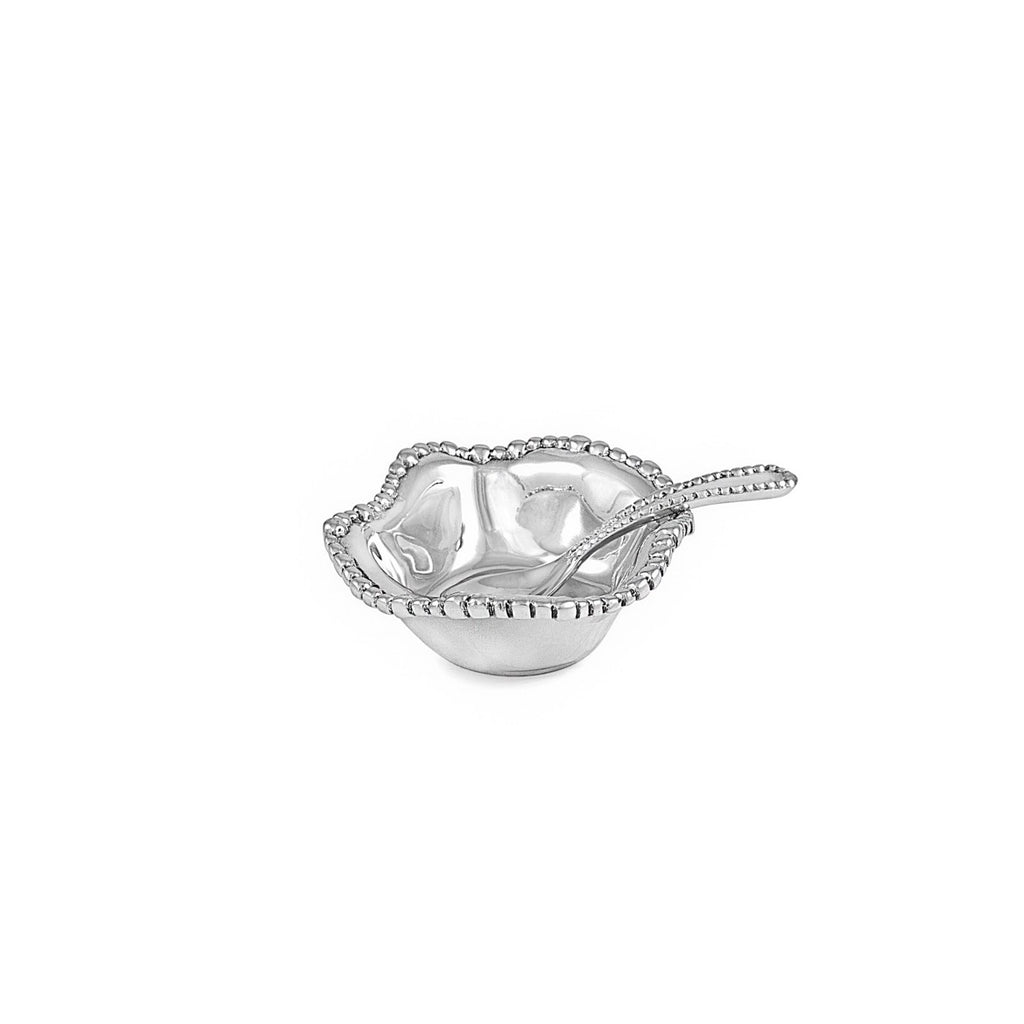 Organic Pearl Bowl with Spoon - The Nifty Decor