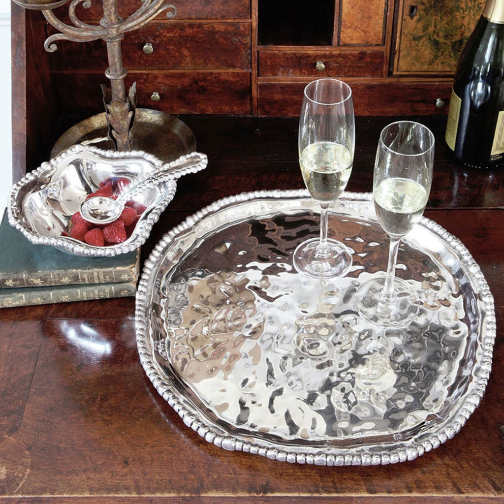 Organic Pearl Bowl with Spoon - The Nifty Decor