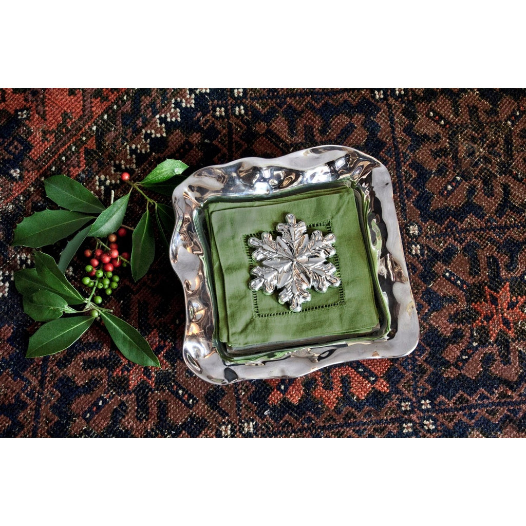 NOT JUST FOR NAPKINS Snowflake Weight - The Nifty Decor