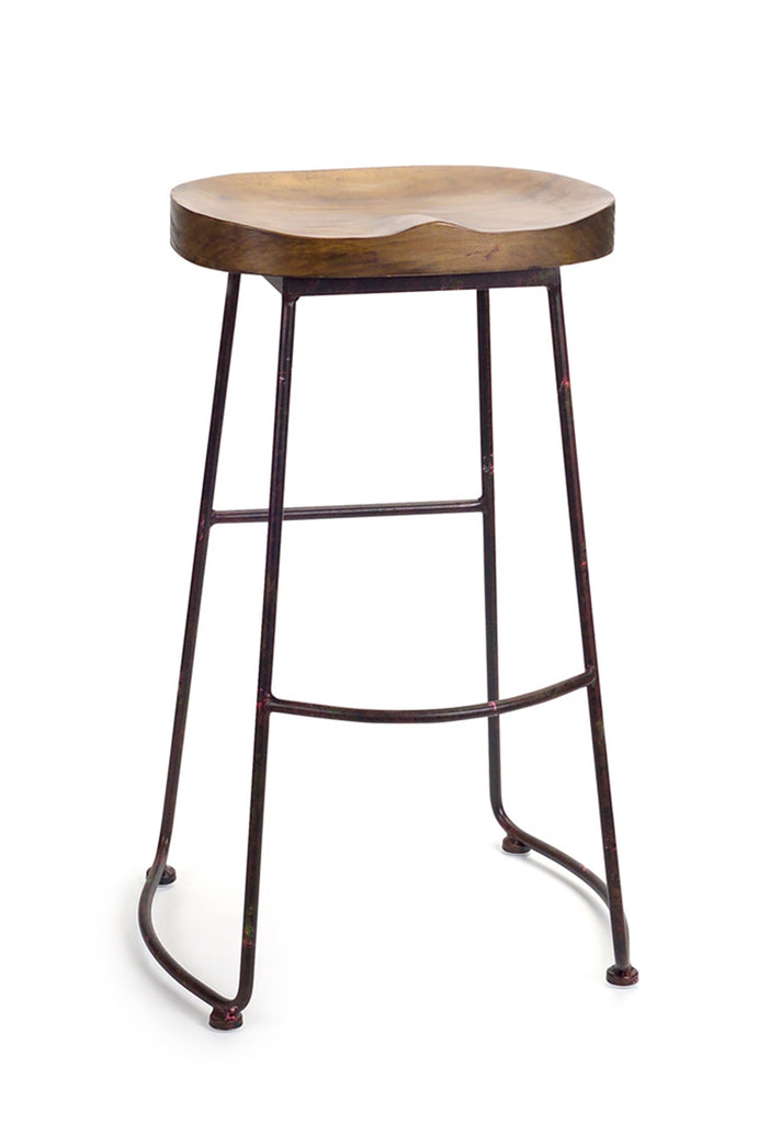 Wood Stool - The Nifty Decor