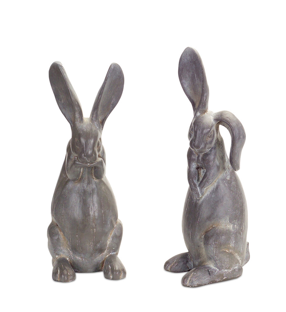 Rabbit Figurine (Set of 2) - Bombay Mercantile