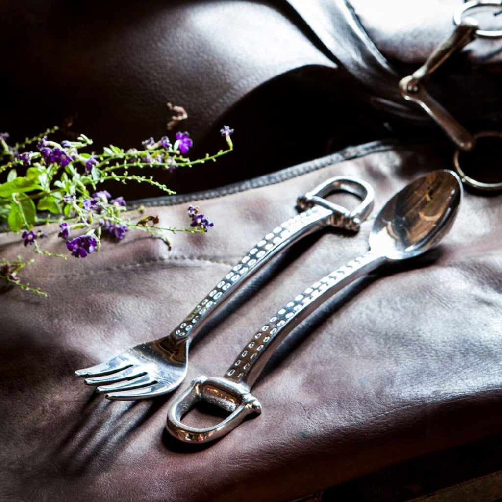 Equestrian Large Salad Servers - The Nifty Decor