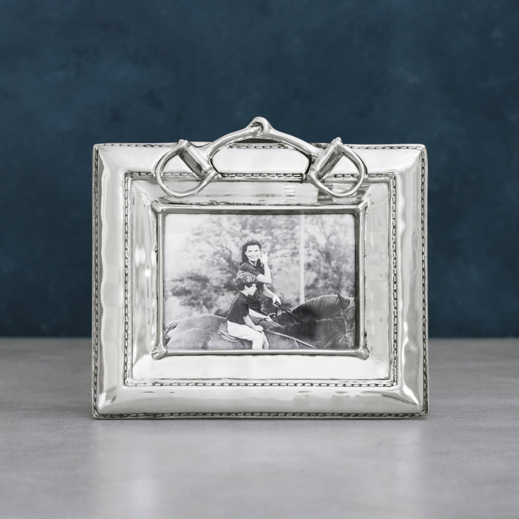 Western Equestrian Snaffle Bit 5 x 7 Frame - The Nifty Decor