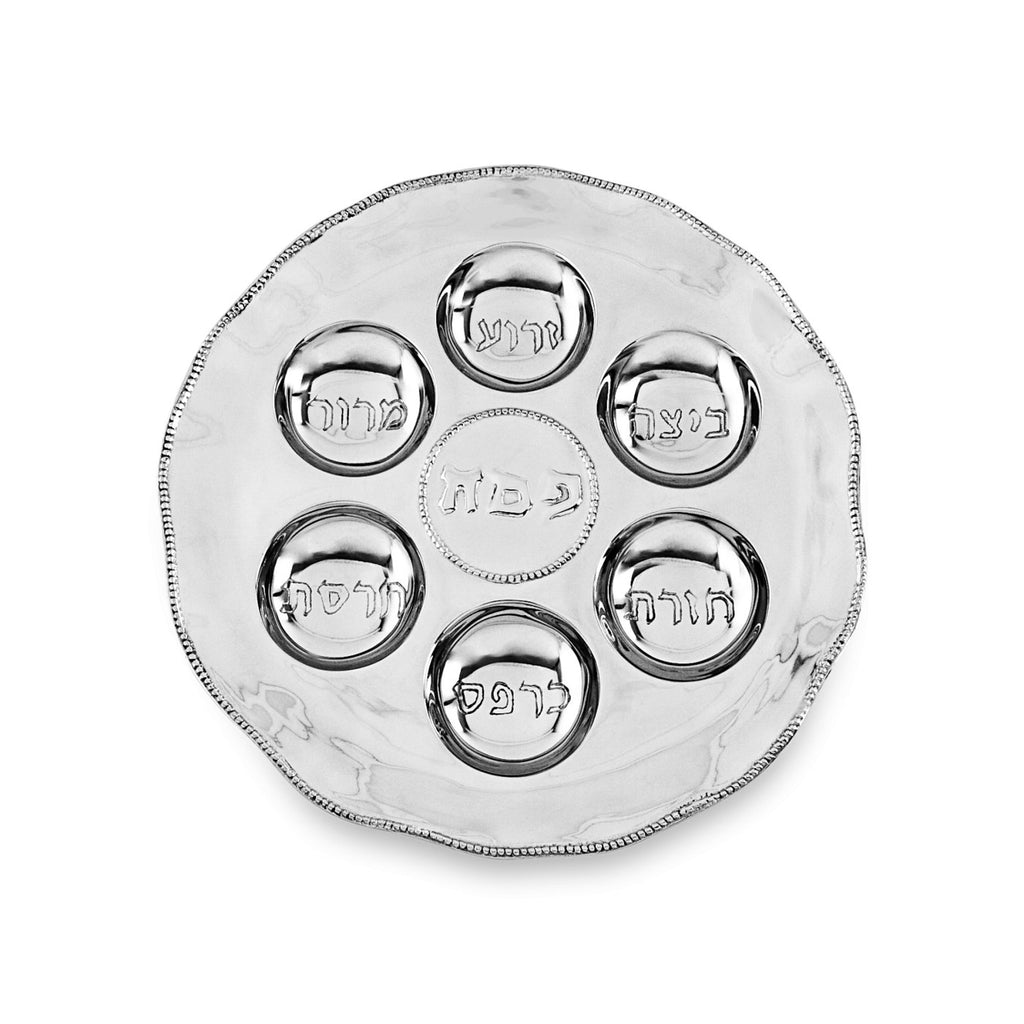Seder Plate with Pearls - The Nifty Decor