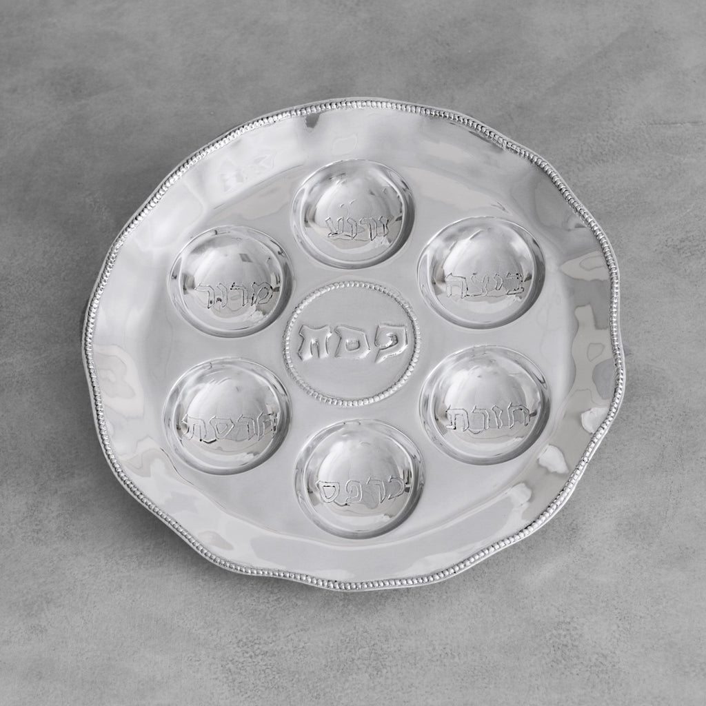 Seder Plate with Pearls - The Nifty Decor