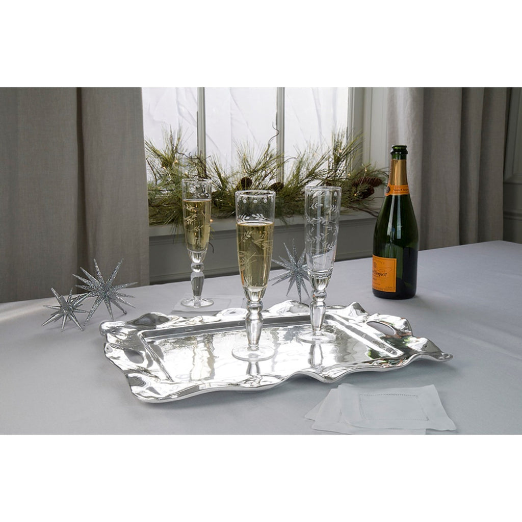 Rebecca Large Rectangular Tray - Bombay Mercantile